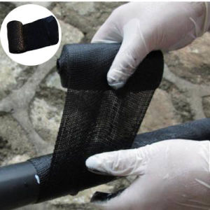 Fix A Hole In Plastic Water Pipe with Fiberglass Resin Tape