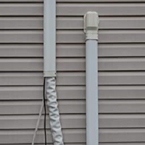 How to Hide PVC Pipe Outside