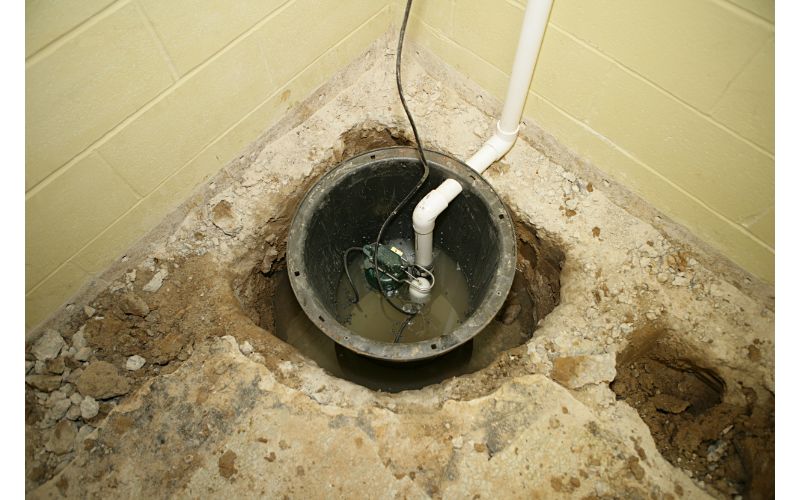 How To Hide Sump Pump Discharge Pipe