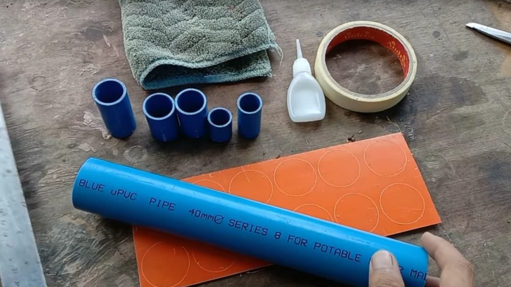 What do you need to make a silencer from PVC pipe